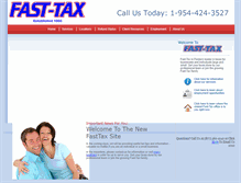 Tablet Screenshot of fasttaxrefund.com